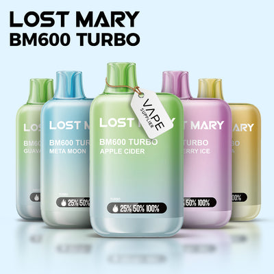 lost mary bm600 turbo disposable vape flavours