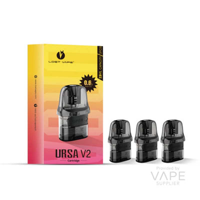 lost vape ursa v2 pods 3 pack 0.6 ohm