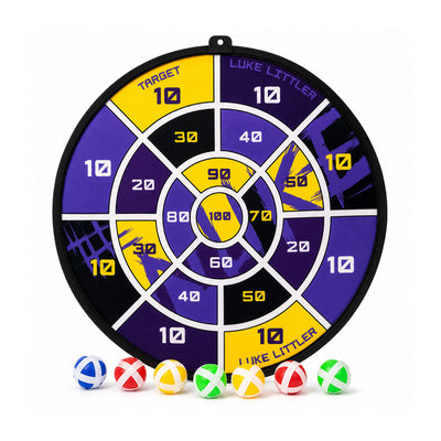 Target - Luke "The Nuke" Littler - Sticky Ball Fabric Dartboard Set RRP £9.99