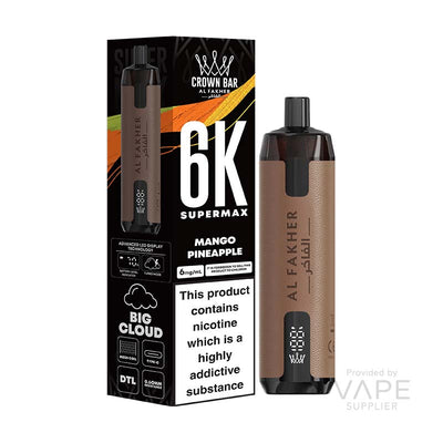 al fakher af6000 supermax big puff disposable mango pineapple