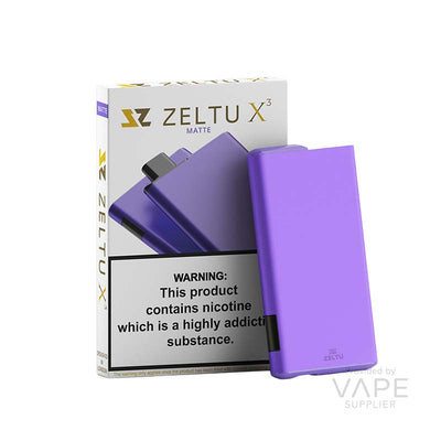 Zeltu X3 Matte Purple Device