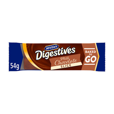 McVitie's Digestives Milk Chocolate Slices Cake Bars  54g RRP £1.09