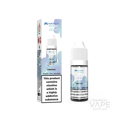 hayati pro max nic salt eliquid 10mg menthol