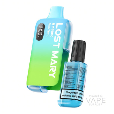 lost mary bm6000 big puff disposable menthol