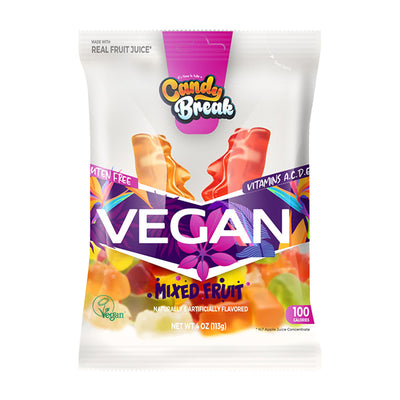 Candy Break (Vegan) Mixed Fruits 4oz RRP £1.99