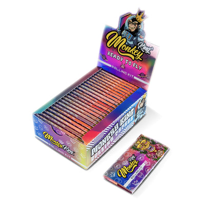 Monkey King Magnetic KS Papers + Tips + Tray Unbleached Ready To Fly RRP £1.99