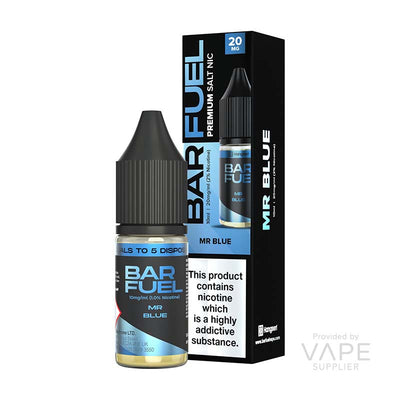 bar fuel nic salt 20mg mr blue