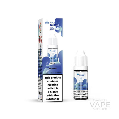 hayati pro max nic salt eliquid 10mg mr blue