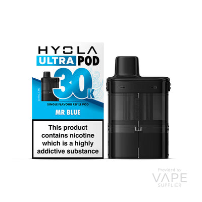 Hyola Ultra 30K Blue Sour Razz Prefilled Pods