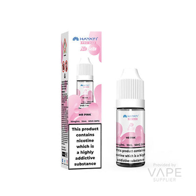 hayati pro max nic salt eliquid 10mg mr pink