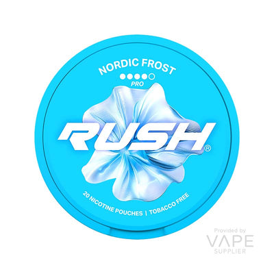 rush pro 16mg snus nicotine pouches nordic frost