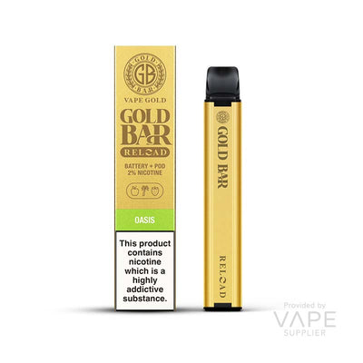 gold bar reload 20mg pod kit oasis