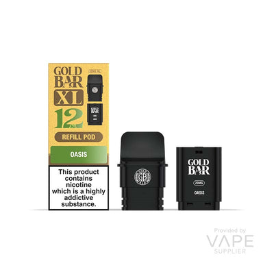 Gold Bar XL Oasis 20mg Prefilled Pods