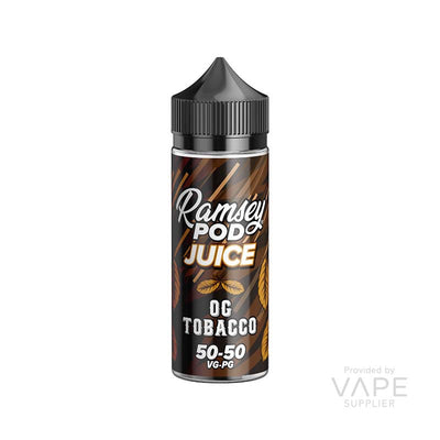 Ramsey E-Liquids Ramsey Pod Juice 100ml Shortfill OG Tobacco