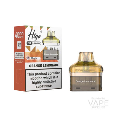 Higo Higo BB Pod Orange Lemonade Pre-Filled Vape Pods