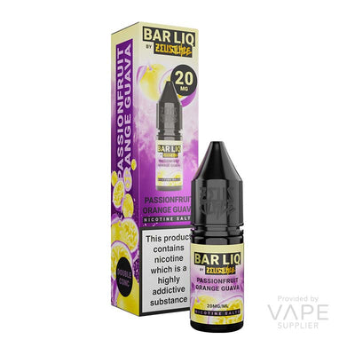 Zeus Juice Bar Liq Passionfruit Orange Guava 20mg Nic Salt E-liquid