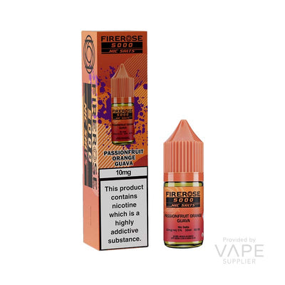 Elux Firerose 5000 Passionfruit Orange Guava 10mg Nic Salt E-liquid