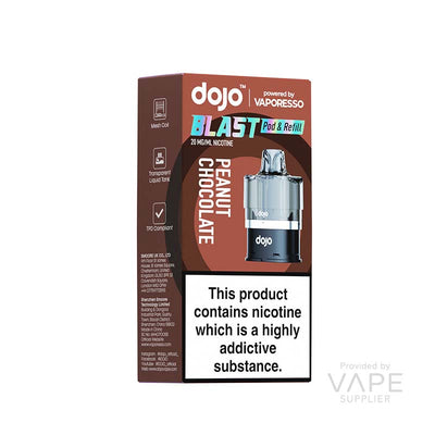 vaporesso dojo blast 6000 pods peanut chocolate