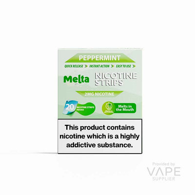 melta nicotine strips 2mg peppermint