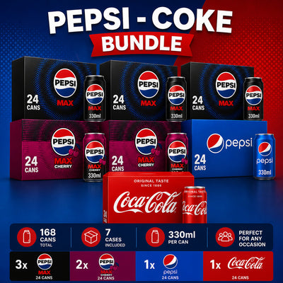 Pepsi x Coca Cola Bundle (7 Cases)