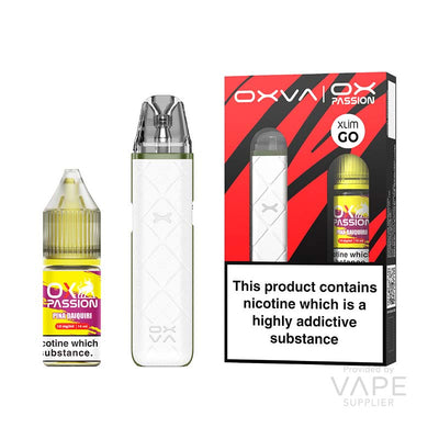 pina daiquiri ox passion nic salt white oxva xlim go pod kit bundle