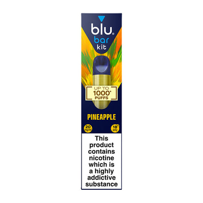 blu bar pod kit pineapple