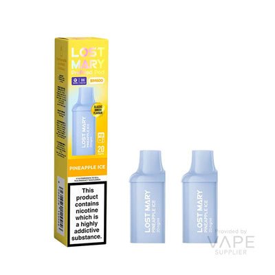 Lost Mary BM600 Pineapple Ice 20mg Pre-Filled Vape Pods