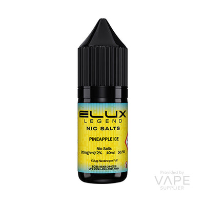 elux legend nic salts 10mg pineapple ice