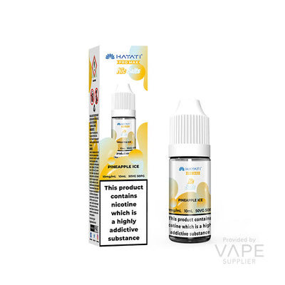 hayati pro max nic salt eliquid 10mg pineapple ice