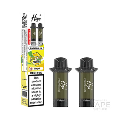 Higo Krystal Pro 20mg Prefilled Pods Pineapple Ice
