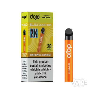 vaporesso dojo blast 2000 go pod kit pineapple sunrise