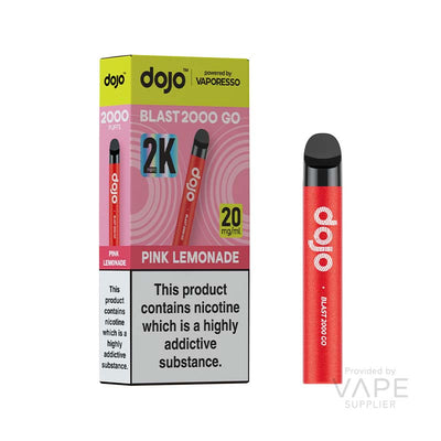 vaporesso dojo blast 2000 go pod kit pink lemonade