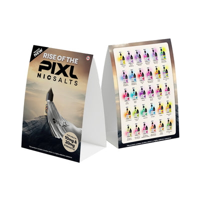 ⁠PIXL Nic Salt A5 Tent Card