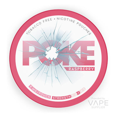 Poke Nicotine Pouches 9mg Raspberry