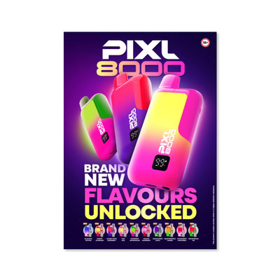 PIXL 8000 POS Poster A2 10 New