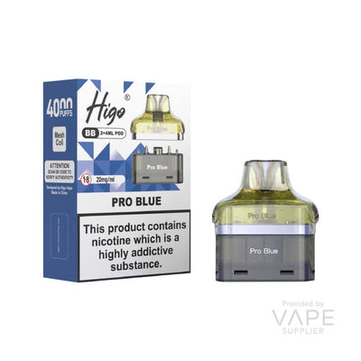 Higo Higo BB Pod Pro Blue Pre-Filled Vape Pods