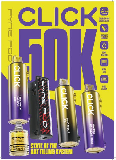 Pyne Pod Click 50K A4 Poster Double Sided