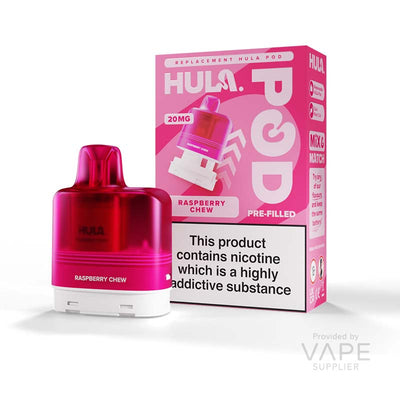 HULA 20mg Prefilled Pods Raspberry Chew