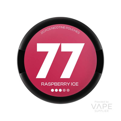 77 Medium Raspberry Ice 10.4mg Nicotine Pouches