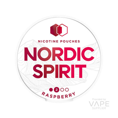 nordic spirit regular nicotine pouches raspberry