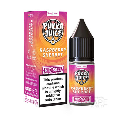 raspberry sherbet pukka juice