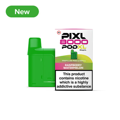 PIXL 8000 20mg Prefilled Pods Raspberry Watermelon