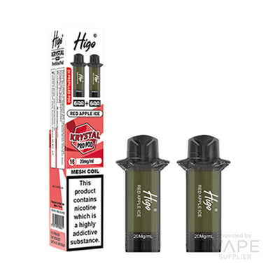 Higo Krystal Pro 20mg Prefilled Pods Red Apple Ice