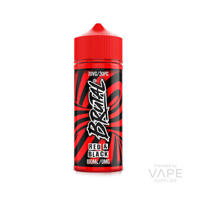 brutal just juice shortfill red black