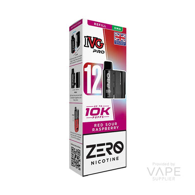 IVG Pro 12 0mg Prefilled Pods Red Sour Raspberry