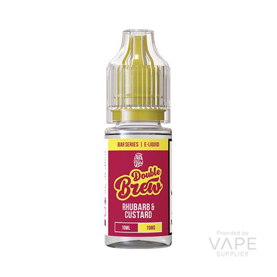 ohm brew double brew 10mg nic salt rhubarb custard