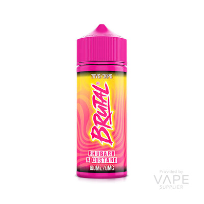 brutal just juice shortfill rhubarb custard