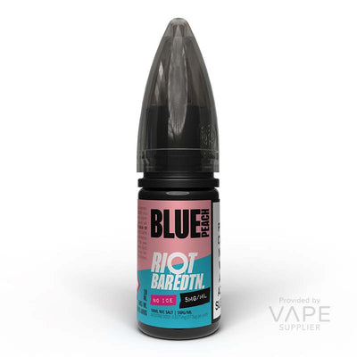 blue peach riot eliquid bar edition nic salt 5mg