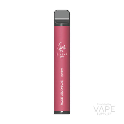 Elf Bar 600 Version 1 Rose Lemonade 20mg Disposable Vape