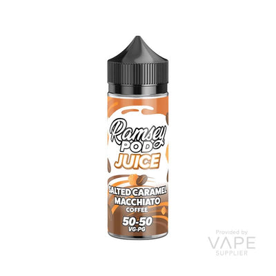 Ramsey E-Liquids Ramsey Pod Juice 100ml Shortfill Salted Caramel Macchiato